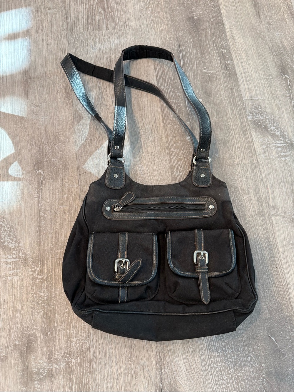 Y2K Black Shoulder Bag - Classic Black Tote